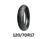 King Tyre 120/70R17 high-performance front motorcycle tyre for sport bikes