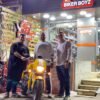 Yellow Boulevard motorcycle delivery in October City Egypt – BikerBoysStore