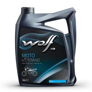 Wolf Moto 4T 10W40 - 4L Semi Synthetic Motorcycle Oil