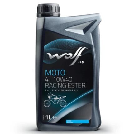 Wolf Moto 4T 10W40 Racing Ester - 1L Fully Synthetic Motorcycle Oil