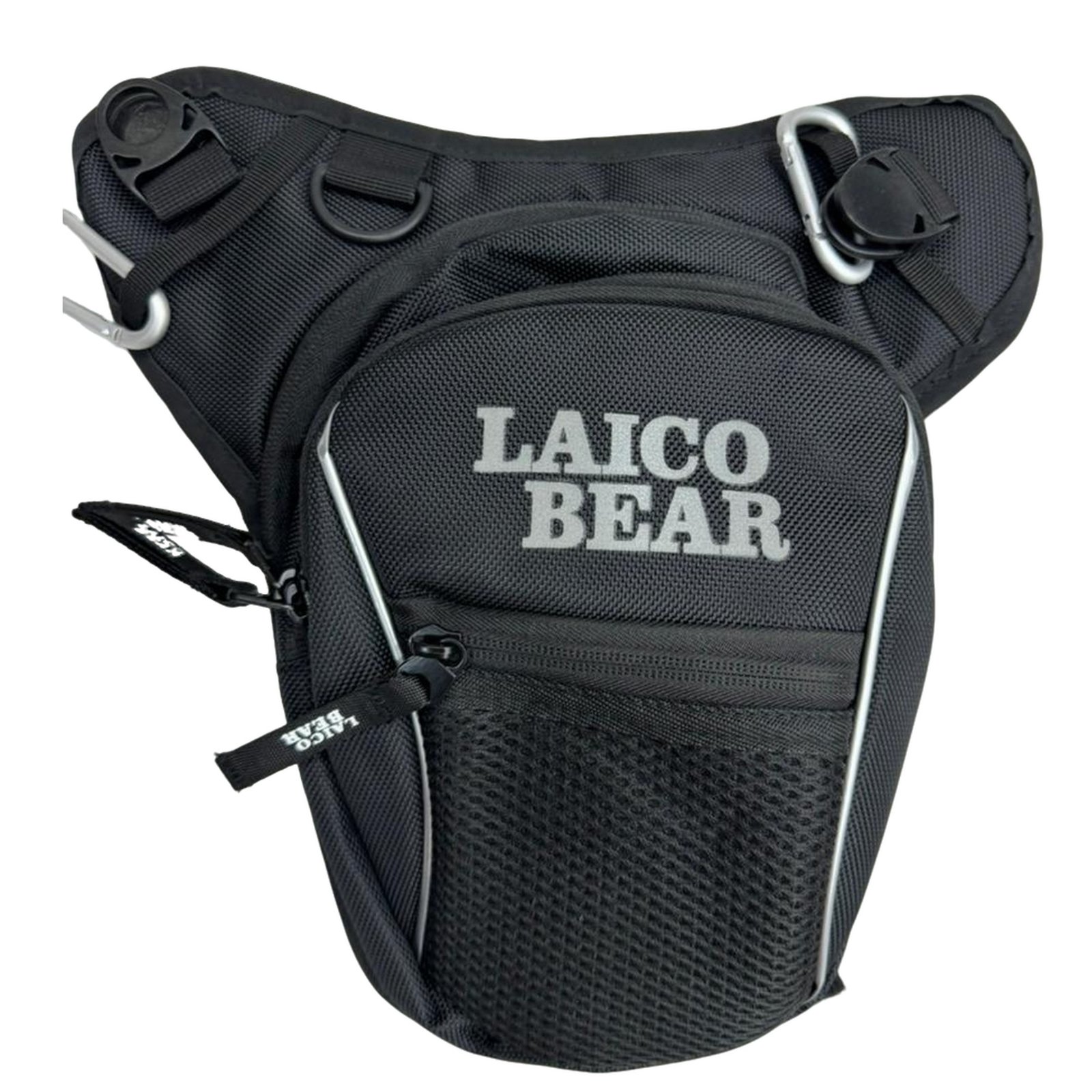 Untitled image(54) Laico Bear Black and Grey Bag Motorcycle Backpack